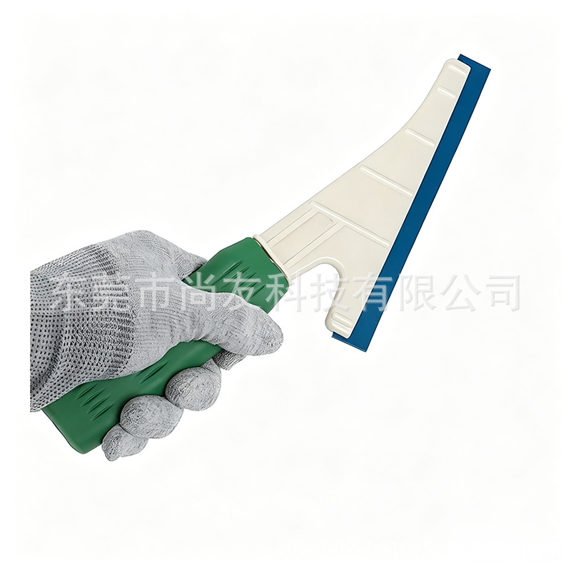 Shangyou Car Film Tool Rubber Gun-Shaped Water Scraper for Large-Surface Glass Cleaning, Soft Rubber Squeegee for Water Removal and Cleaning