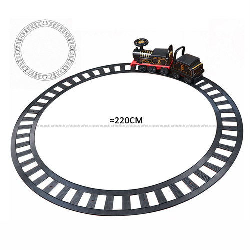 Large track toy car children's electric train can seat two people baby toddler sliding educational battery car