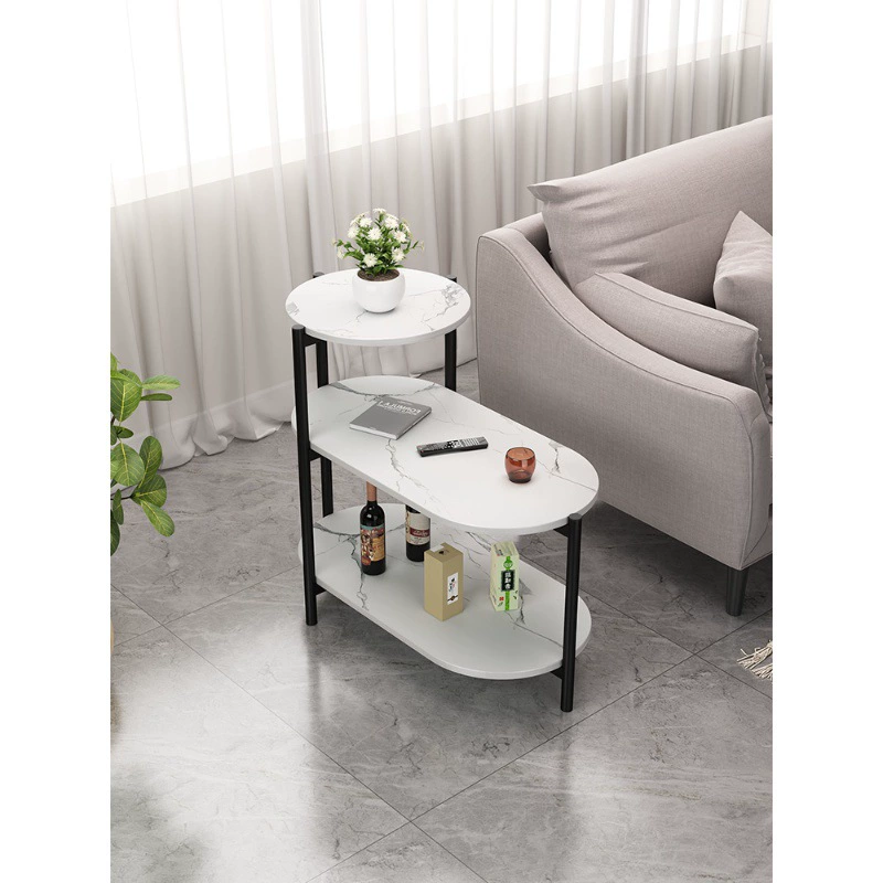 Диван боковой шкаф чайный шкаф боковой столик небольшой журнальный столик простой бытовой подставка маленький стол простой балкон угол