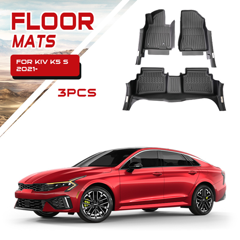 Alfombrillas para coche Kia K5 Kaiku, alfombrillas para maletero, alfombrillas especiales de TPE impermeables de cobertura total