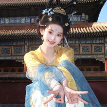 保涞新款汉服月桂复原刺绣唐制齐胸破裙仙气日常套装春夏季小