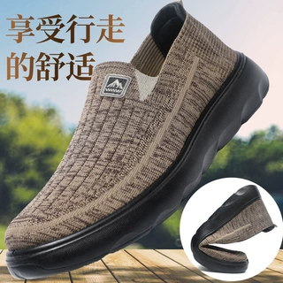 男鞋春夏新款百搭舒适休闲透气轻便一脚蹬时尚板鞋休闲运动鞋批发
