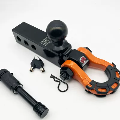 Pull Off-Road Vehicle Tow Hook, Other Car Modifications - orange-8tblack-aluminum-alloy-ball-head-armlock