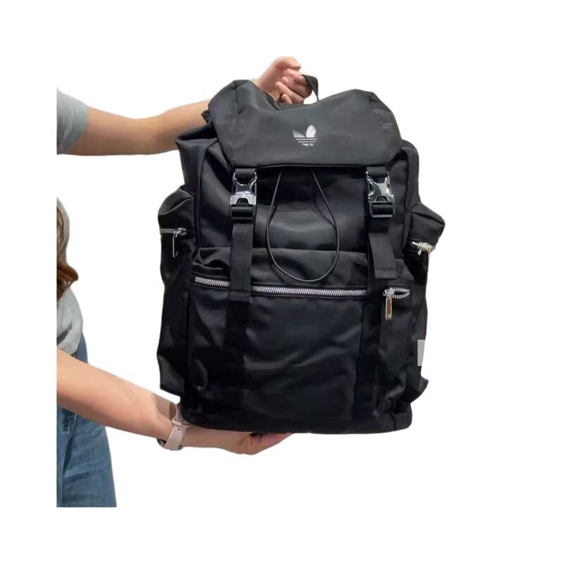 Adidas Originals Unisex Flip-Top Portable Backpack Large Capacity Travel Bag Waterproof Sports Travel Hiking Bag Adidas Originals Unisex Flip-Top Portable Backpack Large Capacity Travel Bag Waterproof Sports Travel Hiking Bag