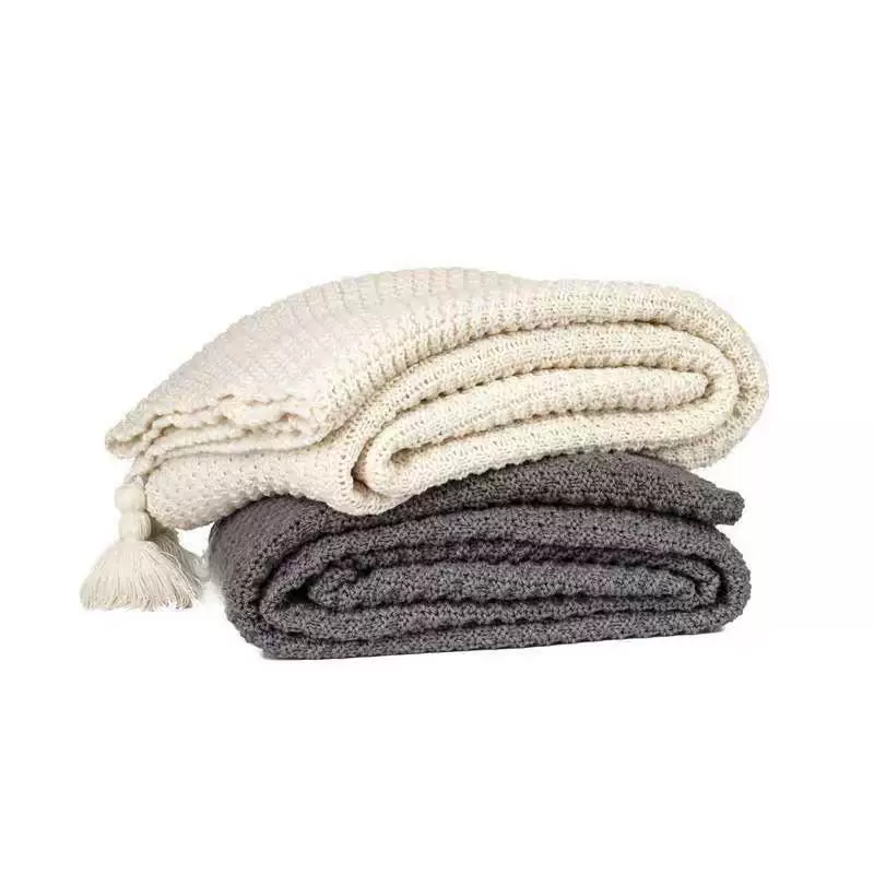 Sofa, knitted duvet for leisure, Nordic style