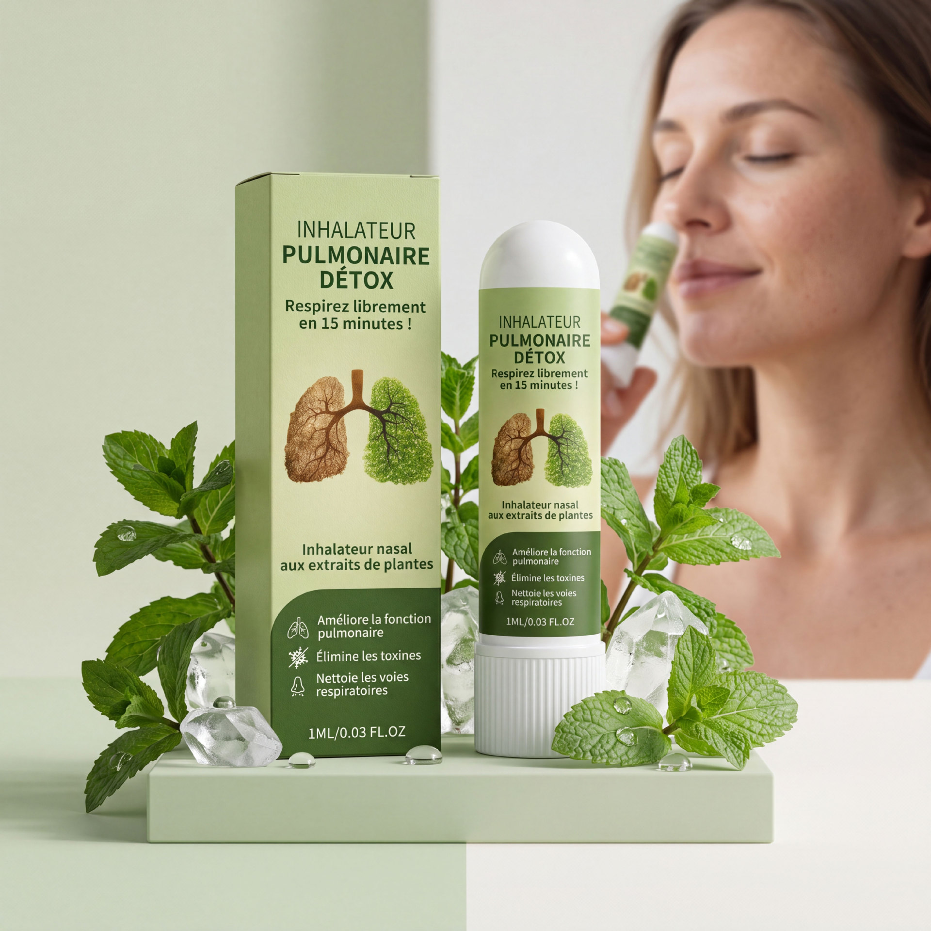Body Care Nasal Inhaler: Nasal Freshener, Comfortable and Refreshing, Gentle Care for the Body, Portable Nasal Inhaler