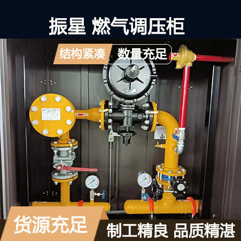 定制天然气调压箱燃气计量减压撬CNG减压设备壁挂楼栋调压箱柜