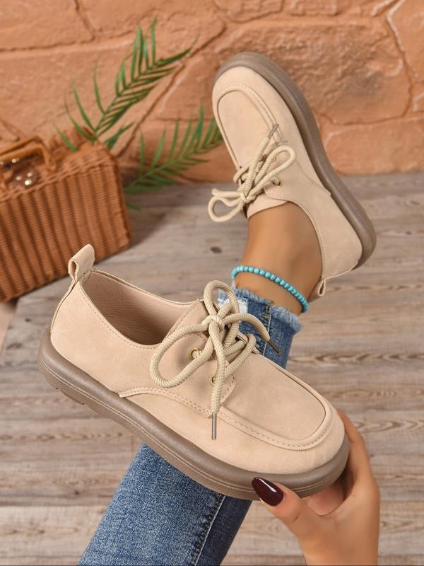 Z 25851 Lace-Up Black Loafers 英伦风小皮鞋