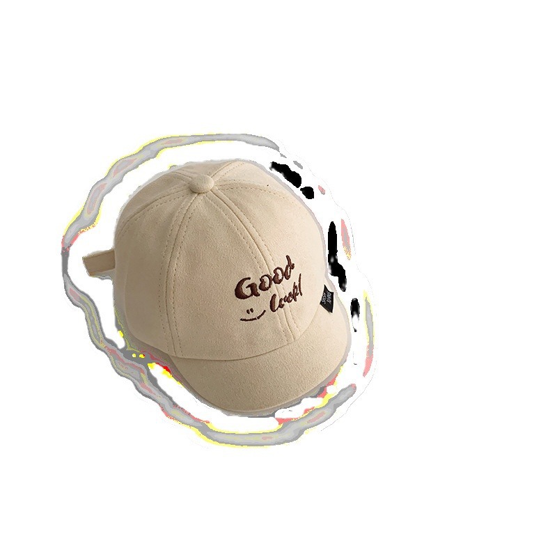 Primavera y otoño sombrero para niños sombrero a prueba de viento sombrero de lengua de pato para bebés de estilo coreano letras calientes sombrero de béisbol invierno