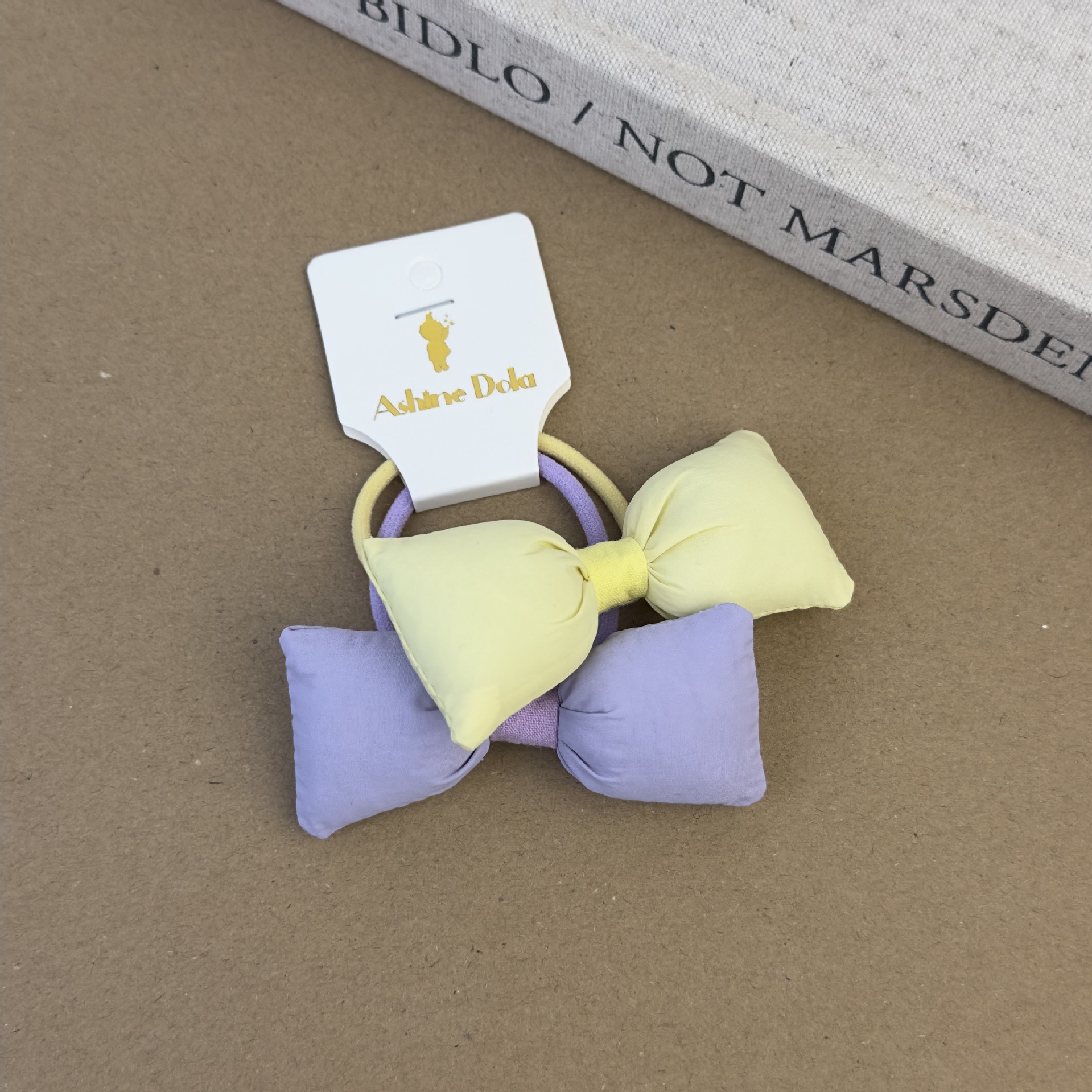 Fascia per capelli con fiocco in tinta unita, stile coreano, per l'inizio della primavera, corda per capelli in cotone per bambine, accessori per capelli per bambini, accessori per la testa_voghion.com