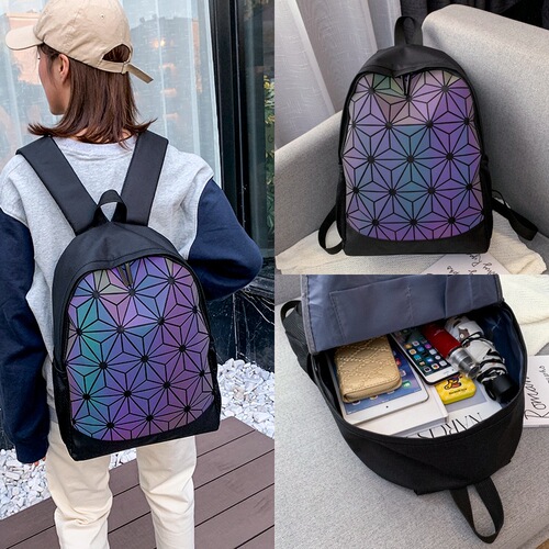 High-end niche backpack men's casual travel commuter computer bag connector trendy fashion high school student bag