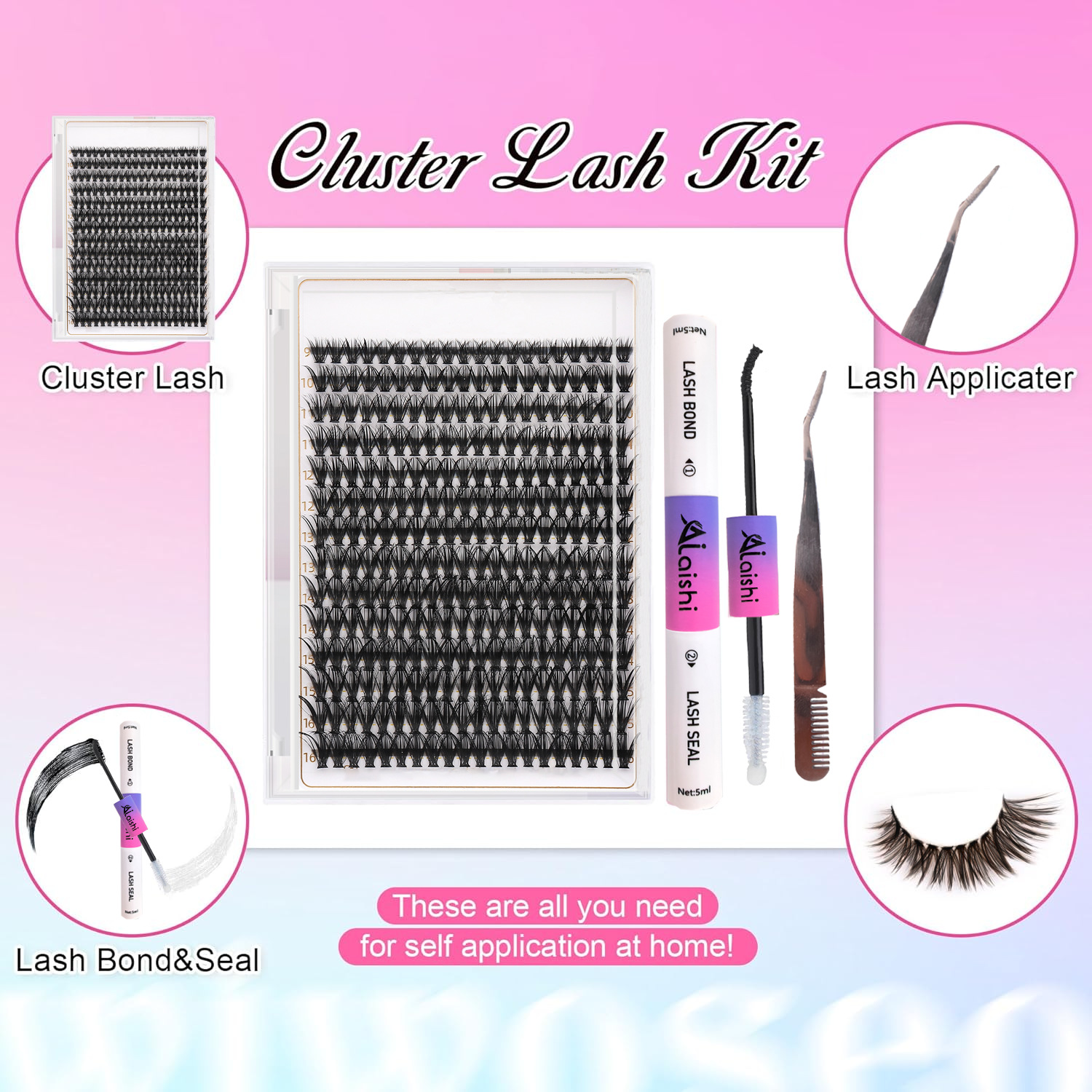 Easy Grafting False Eyelashes Set DIY30d40d Thick False Eyelashes Simulation False Eyelashes