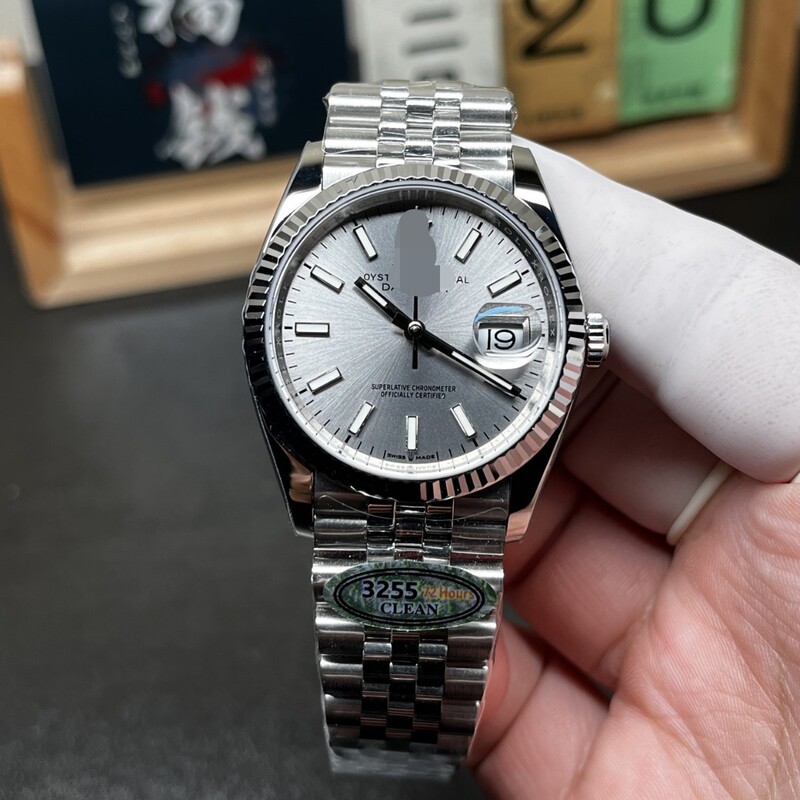 Cvs Silver Gray Datejust 36mm 3235 Movement Men's Mechanical Watch Fully Automatic Waterproof Daytona Submariner Watch Cvs Silver Gray Datejust 36mm 3235 Movement Men's Mechanical Watch Fully Automatic Waterproof Daytona Submariner Watch