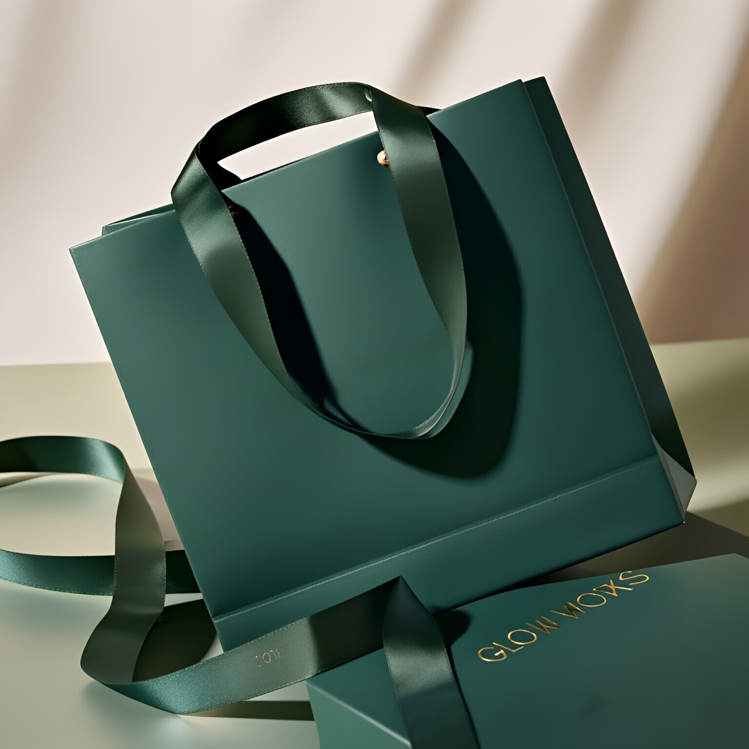 纸袋啶制手提袋礼品袋服装店礼品袋子轻奢高档封口野山饰品平安