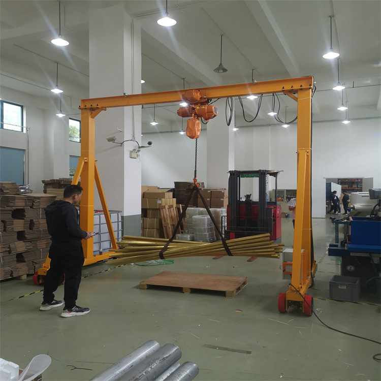 龙门架起重机 手推无轨转向移动龙门吊架 小型1吨-10吨轨道龙门架