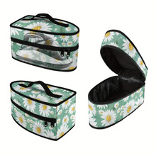 J 68201 Tulle Flower Travel Toiletry Bag ��ɴ���仯ױ���ɰ�