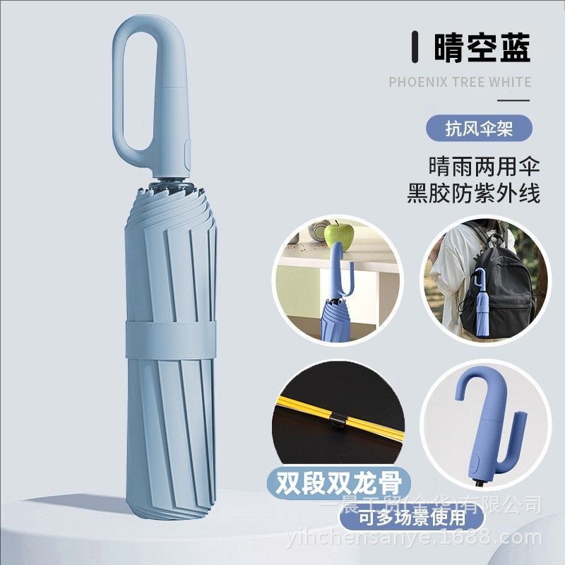 포지티브 23인치 10본 2+1-블루