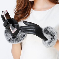 男性用冬用暖かい手袋、ベルベット、厚手、防寒、防水、防風、オートバイ、アウトドア、サイクリング、スキー、コットンとレザー