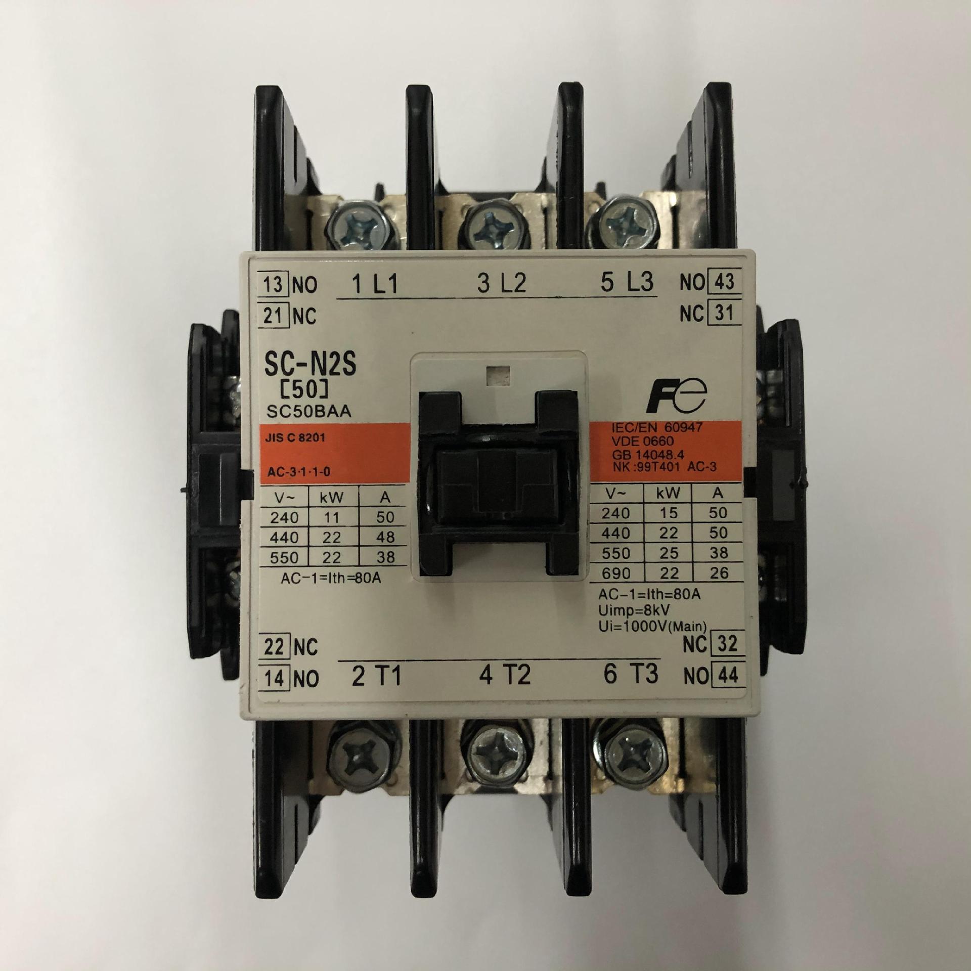 原装正品SC-N2S AC220V 50/60Hz富士三级交流接触器
