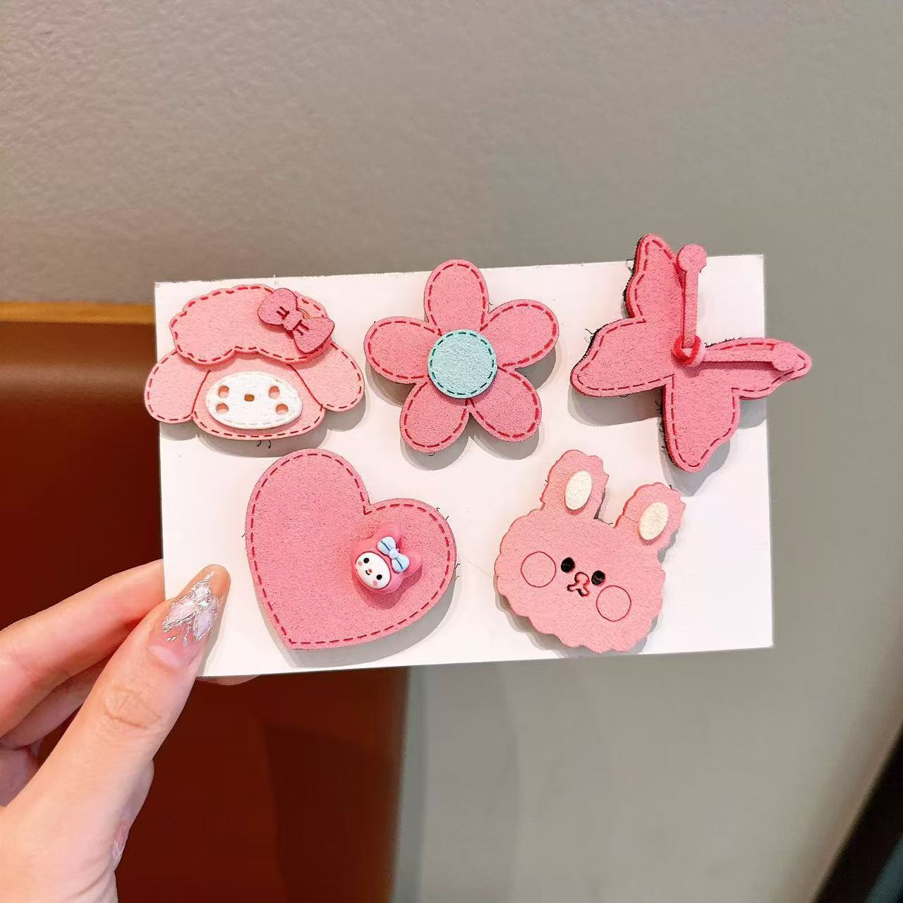 Los niños publican adorables pegatinas de velcro para bebés que no lastiman el cabello roto, artefactos de cabello mágicos para niñas con poco cabello pegatinas de frangeo