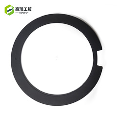 黑色硅胶缺口开钢化玻璃锅盖lid可拆卸系列锅盖KC型