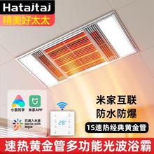 黄金管灯暖浴霸30*60集成吊顶嵌入式卫生间取暖器光波速热碳纤维