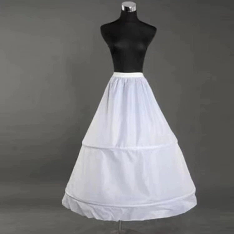 Оптом свадебное платье юбка пышная юбка два стального кольца талии свадебное платье пол юбка