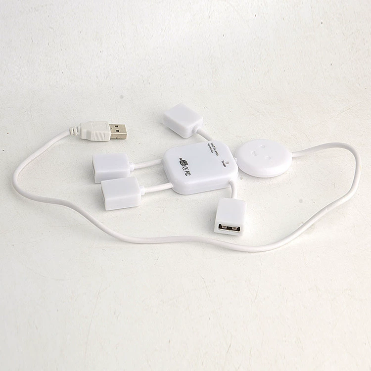 Фабрично-оптовый компьютерный USB-разветвитель с четырьмя интерфейсами USB2.0, конвертер-удлинитель типа HUB