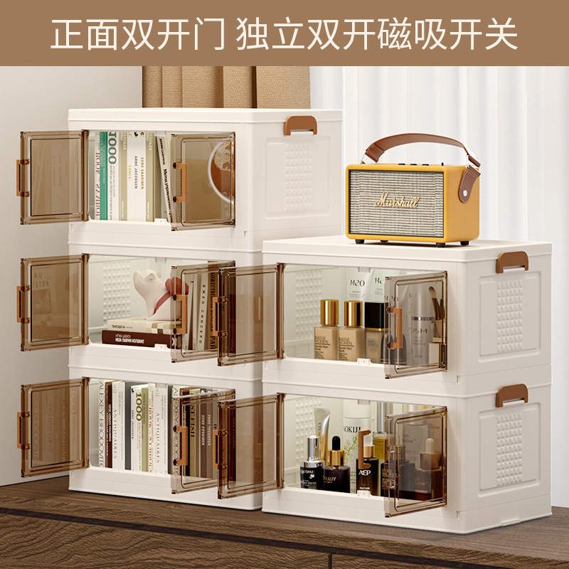 Gabinete de almacenamiento libre de instalación en el escritorio de la cocina, gabinete de acabado doméstico, gabinete de baño, cajón de almacenamiento plegable, gabinete multicapa de cinco cubos