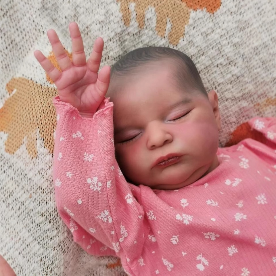 NPK 20 pulgadas muñeca de simulación hecha a mano Laura 3D piel sangre venosa seda visible transfronterizo e-commerce suministro