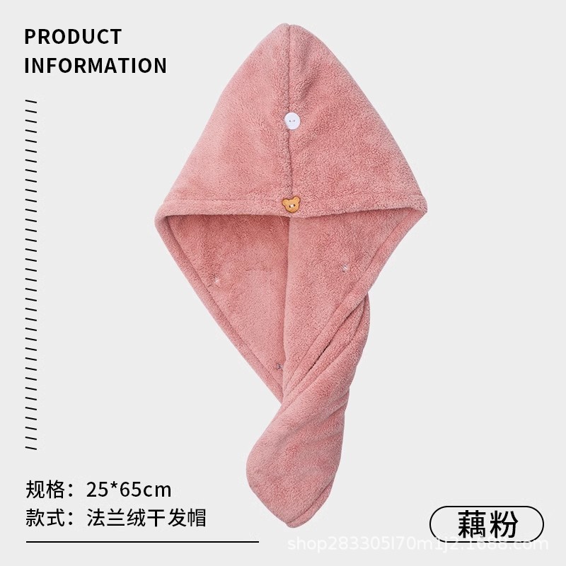 Sombrero de pelo seco para mujer, súper absorbente, secado rápido, engrosamiento, gorro de ducha de doble capa, champú, toalla para el cabello 2025 nueva toalla para el cabello seco