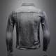 Casual High Street Vintage Denim Jacket Men's Motorcycle Embroidered Fashion All-match Fashionable Fashionable Brand Handsome Work Jacket Fashionable