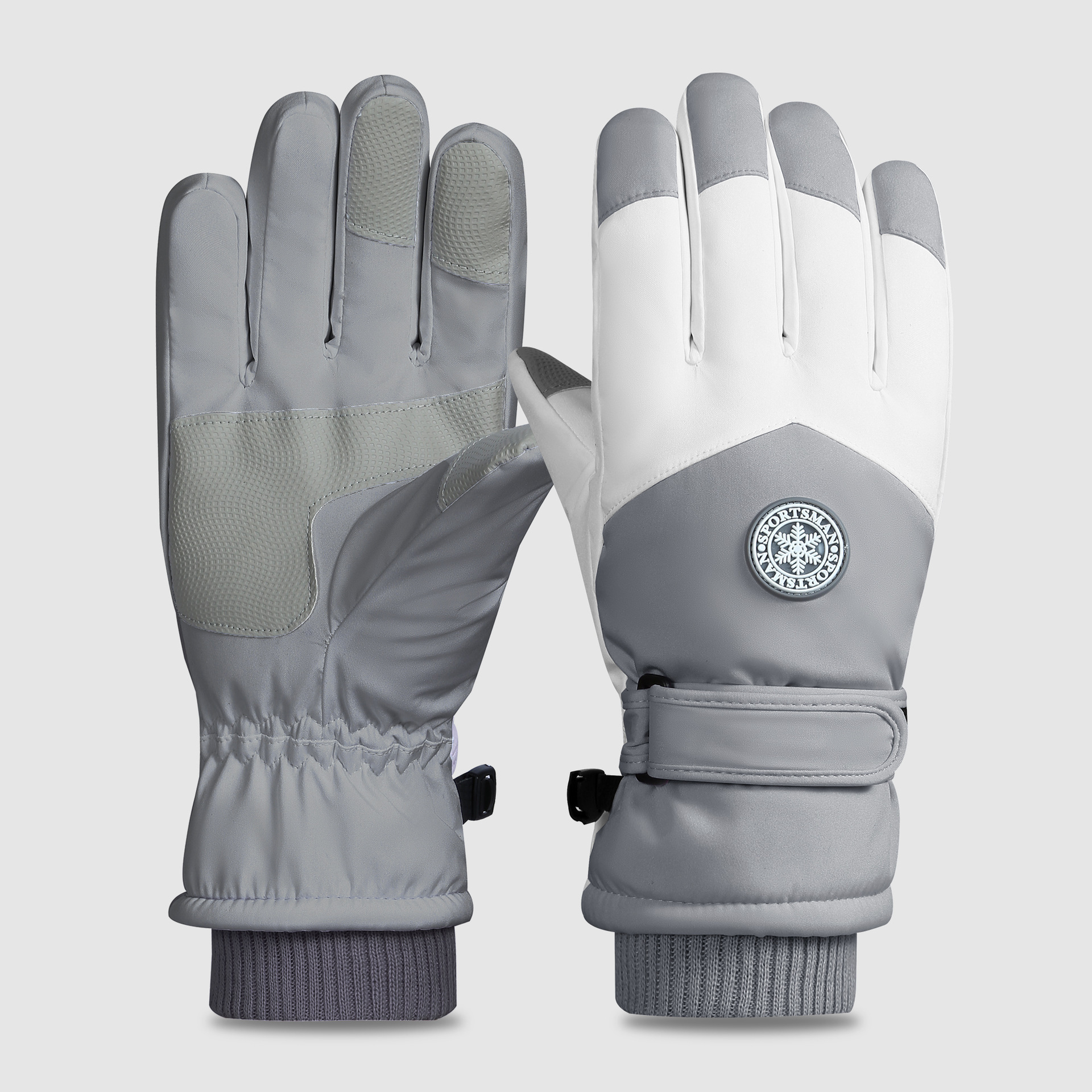 Guantes de esquí para hombres de invierno para montar en invierno Harbin noreste de equipos de frío caliente para hombres a prueba de viento pantalla táctil frío