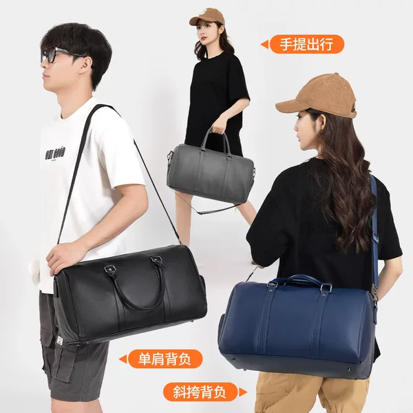 Cross-Border Business Large-Capacity Men's Travel Bag Dry and Wet Separation Waterproof Fitness Bag Handbag Commuter Crossbody Bag