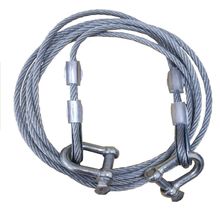 家庭汽车拖车绳钢丝新车拉车5米7吨10吨加粗用品应急装备维修工具