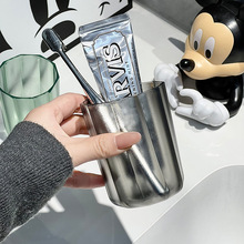 家用酒店刷牙杯轻奢洗漱杯水杯几何漱口杯北欧简约情侣款牙刷杯批