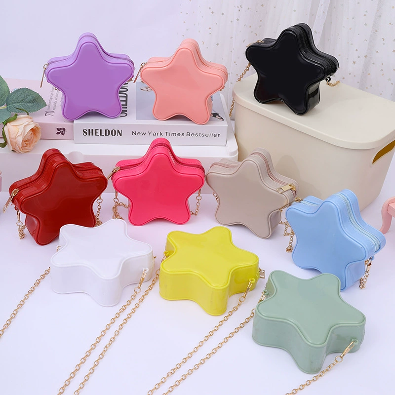 2025 новая сумка, женская сумка через плечо, модная желейная сумка, сумка через плечо для девочек, сумка со звездой, милая мультяшная сумка Guka