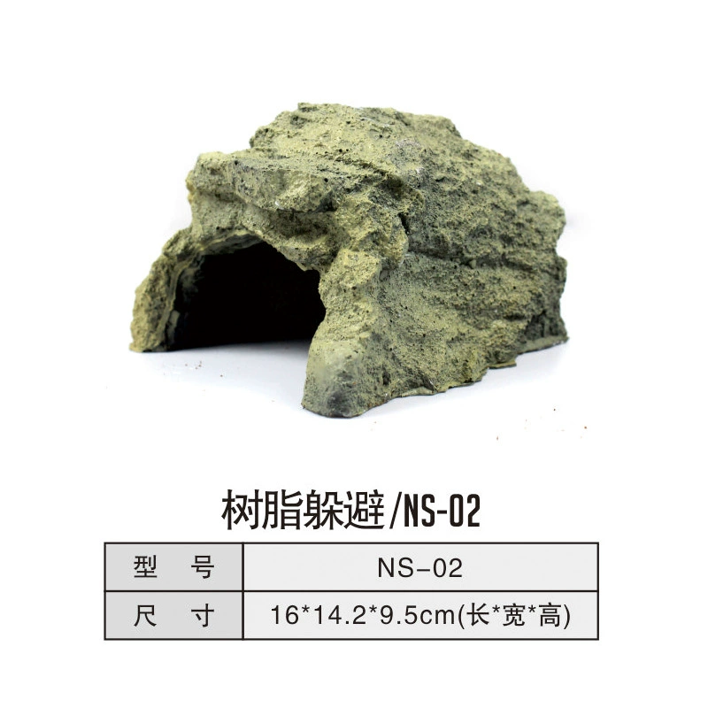 Моделирование тропического леса Окружающая среда Альпинизм домашнее животное ящерица черепаха шугун отдых сушка задний стол Смола укрытие пещера украшения