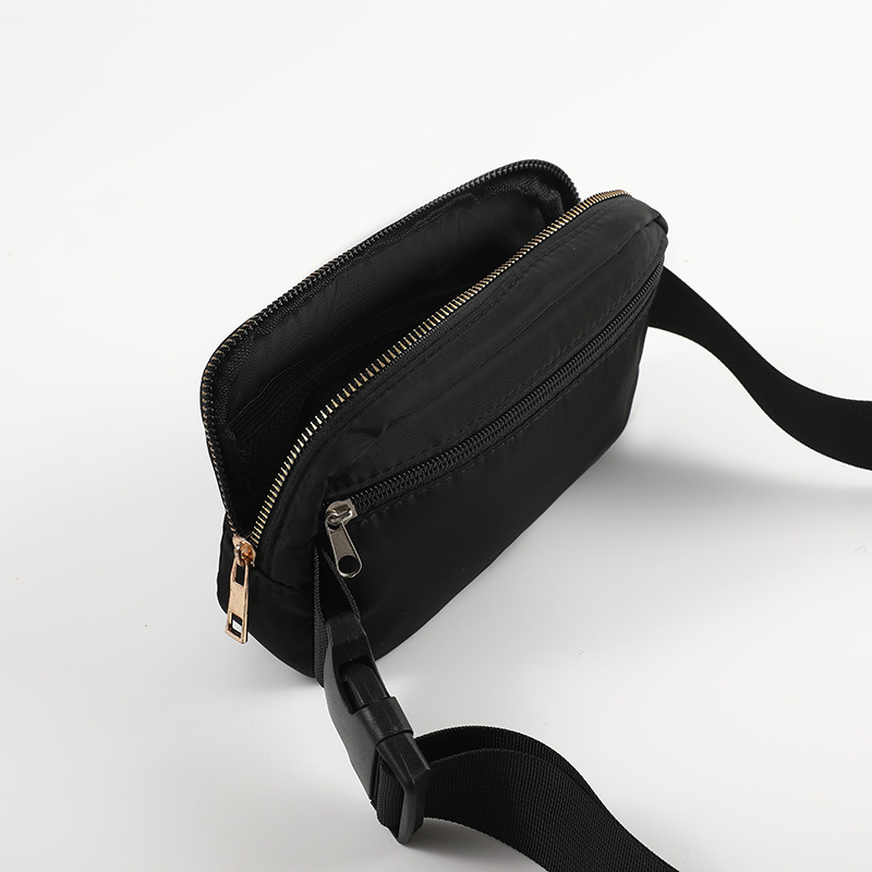 Casual, Daily Occasion Nylon Material Anti-theft Function Solid Color Pattern Unisex Streetwear Solid Color Nylon Anti-theft Waist Bags