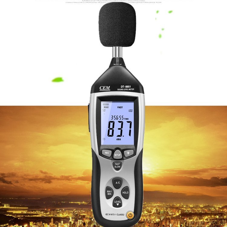 集采华盛昌 DT-8852 高精度专业噪音计 声级计 分贝仪 噪音检测。