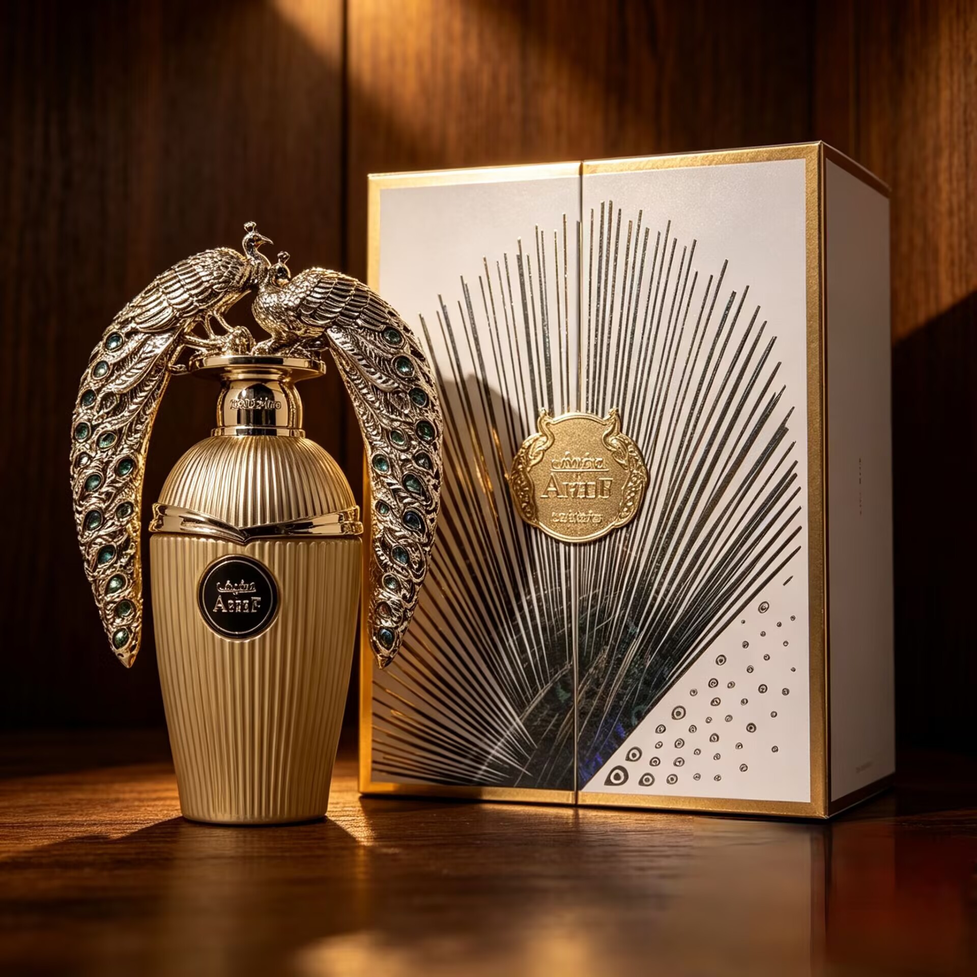 High-quality Lattafa Afeef Peacock Gift Box Unisex Perfume, Arabian Dubai Fragrance, Long-lasting and Popular