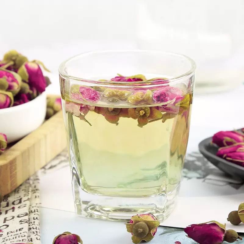 Pingyin Rose Bud Tea Mei Gui Hua 重瓣红玫瑰 Dried Red Rose Buds Herbal Flower Tea 500g Bulk specifications