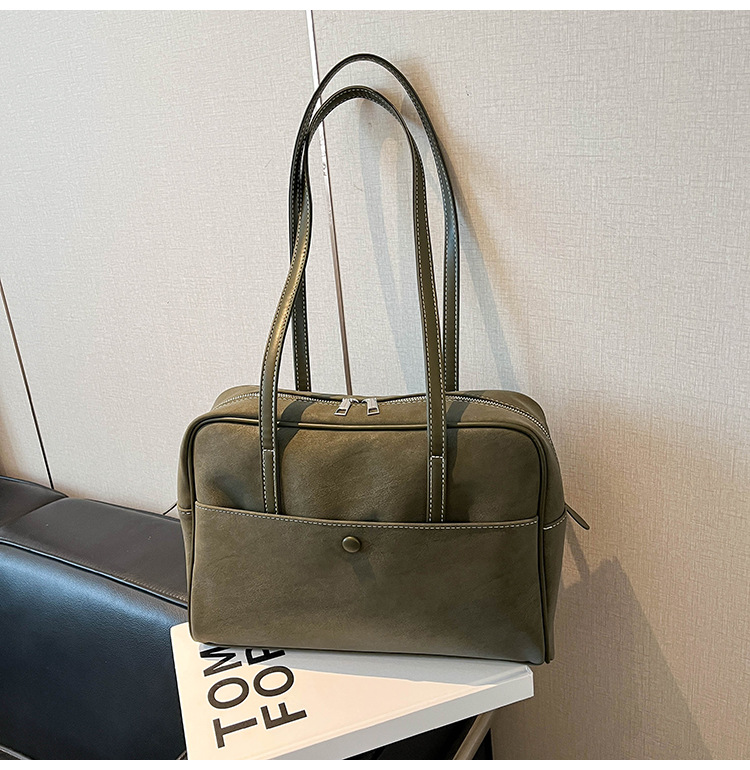 Bolso de mujer retro bolso de almohada de gran capacidad ventas calientes nueva textura de alta calidad simple bolso de hombro bolso casual