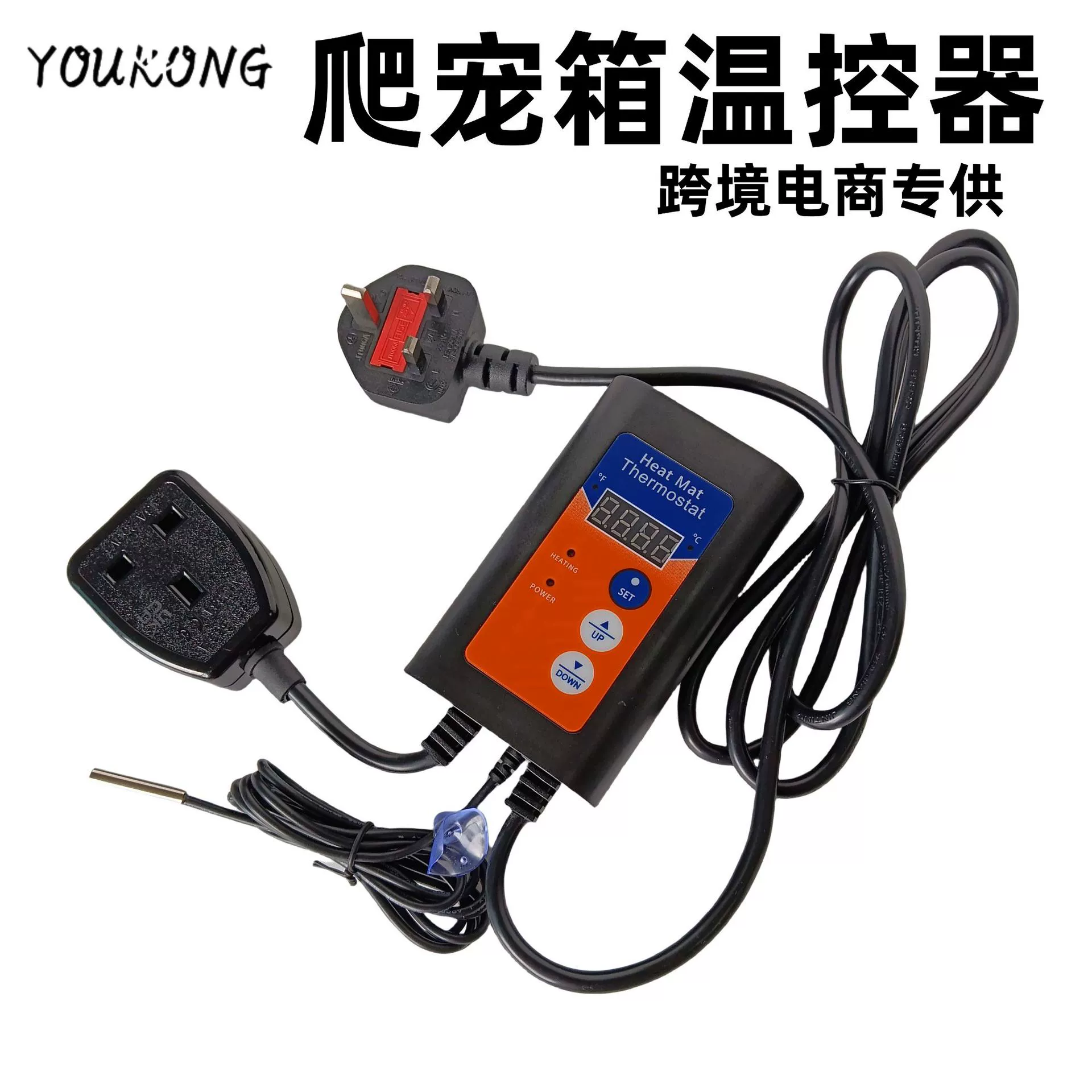 Регулируемый регулятор температуры для разведения животных Регулируемый температурный контроль интеллектуального контроля температуры Автоматический нагревательный регулятор температуры