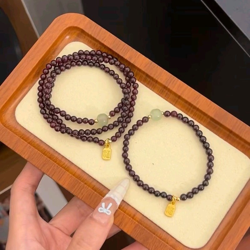 新中式禅意手串2025新款高颜值简约风新中式百搭风小众设计感手串|undefined
