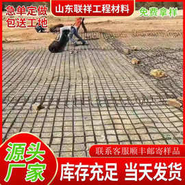 土工格栅厂家 聚乙烯单向双向拉伸土工格栅玻纤格栅 钢塑土工格栅