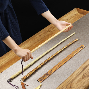 竹鞭教鞭实心竹竹条家用 创意手持戒尺教师 教学棍把玩指挥棒-阿里巴巴