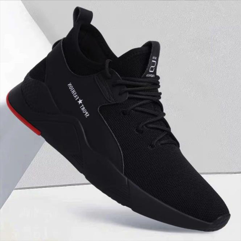 2023 nuevo otoño nuevos zapatos de hombre volando malla tejida zapatos de hombre deportes casuales zapatos de hombre moda transfronteriza más tamaño zapatos de hombre