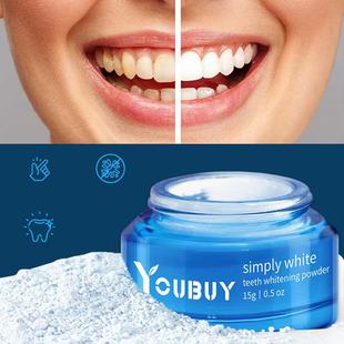 Popular Temu Cross-Border Youbuy Teeth Whitening Agent to Lighten Teeth, Reduce Stains, Smoke Stains, and Tartar, Teeth Whitening Powder
