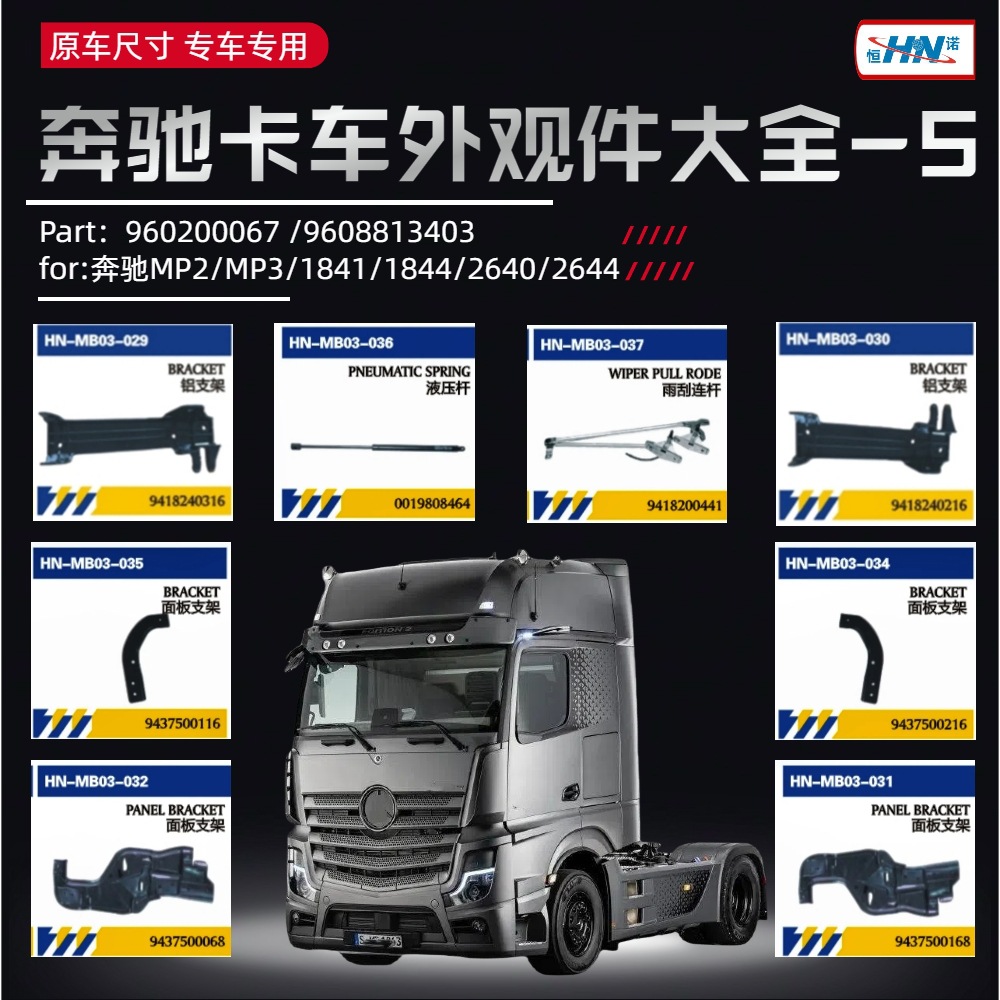 PARA accesorios de reparación de carrocería de camiones Mercedes-Benz limpiador / bloqueo del panel / elemento de filtro de aire acondicionado, espejo retrovisor de ángulo interior y exterior